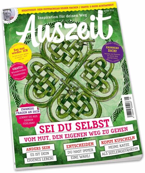 Auszeit 5/2021 "Sei du selbst" mit Gratis-Fensterbild
