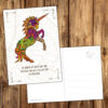 Postkarte Krafttier Einhorn "Kraft und Intuition" – Bild 3
