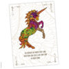 Postkarte Krafttier Einhorn "Kraft und Intuition"