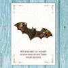 Postkarte Krafttier Fledermaus „Aufmerksamkeit“ – Bild 3