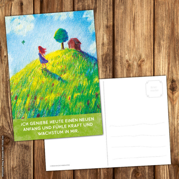 Postkarte "Zeit im Wandel" Frühling – Bild 3