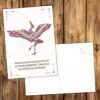 Postkarte Krafttier Kranich "Neubeginn" – Bild 3