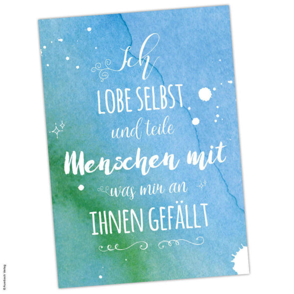 Poster Affirmation „Lob“ (A4 / A3 / A2)