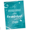 Postkarte Affirmation „Wahre Freundschaft“