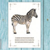 Postkarte Krafttier Zebra "Gegensätze" – Bild 3