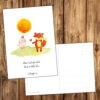 Postkarte Fuchs „Hühnchenliebe“ – Bild 3
