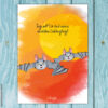Postkarte Fledermaus „Mit dir“ – Bild 3