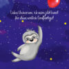 Postkarte Faultier „Universum“ – Bild 4