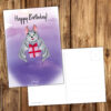 Postkarte Fledermaus „Happy Birthday“ – Bild 2