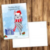 Postkarte Fledermaus „Frohe Weihnachten“ – Bild 2