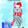 Postkarte Fledermaus „Frohe Weihnachten“ – Bild 4