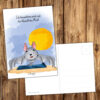 Postkarte Fledermaus „Das Wesentliche“ – Bild 2