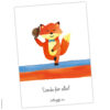 Postkarte Fuchs „Dankbarkeit“
