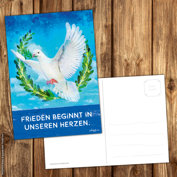 Postkarte Frieden – Bild 3