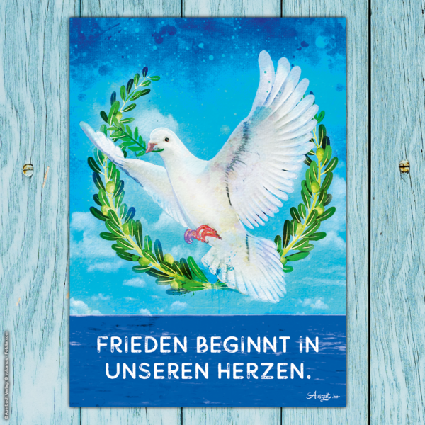 Postkarte Frieden – Bild 2