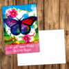 Postkarte Lebensfreude „Schmetterling“ – Bild 2