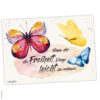 Postkarte Affirmation „Schmetterlinge“