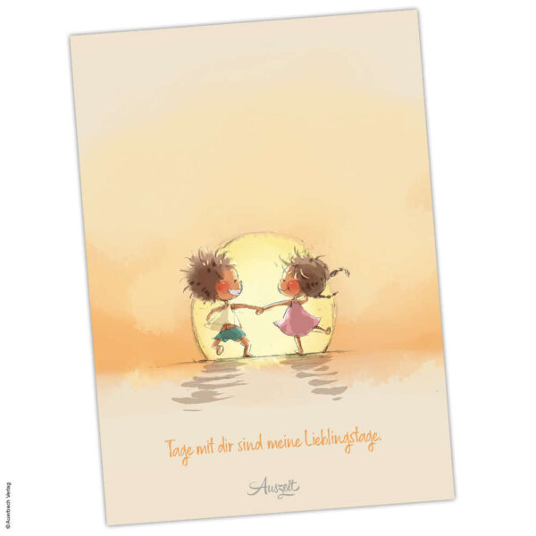 Postkarte First Love „Tage mit dir“