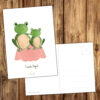 Postkarte Frosch „Danke, Papa!“ – Bild 2