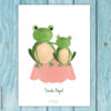Postkarte Frosch „Danke, Papa!“ – Bild 3