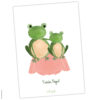 Postkarte Frosch „Danke, Papa!“
