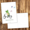 Postkarte Frosch „Einfach mal auf und davon“ – Bild 3