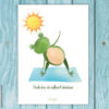 6er Postkarten-Set „Yoga Frösche“ – Bild 3