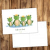 Postkarte Frosch „Feriengruß“ – Bild 3