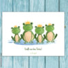 Postkarte Frosch „Feriengruß“ – Bild 2