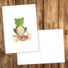 Postkarte Frosch „Goldkugel“ – Bild 3