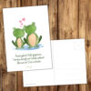 Postkarte Frosch „Verliebt“ – Bild 3
