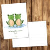 Postkarte Frosch „Zusammenhalt“ – Bild 3