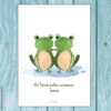 Postkarte Frosch „Zusammenhalt“ – Bild 2