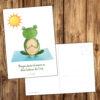 Postkarte Yoga Frosch „Etwas Schönes“ – Bild 3