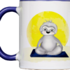 Tasse Faultier „Das Wesentliche“ (330, 450 ml / mit od. ohne Spruch) – Bild 3
