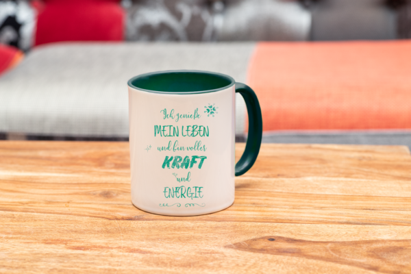 Tasse Affirmation „Kraft & Energie“ (330, 450 ml) – Bild 4