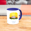 Tasse Faultier „Meditation“ (330, 450 ml / mit od. ohne Spruch) – Bild 2