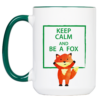 Tasse Fuchs "Keep calm and be a fox" (330, 450 ml)