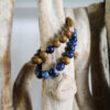 2er Set Armbänder Lapislazuli trifft braunen Jaspis – Bild 5