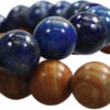 2er Set Armbänder Lapislazuli trifft braunen Jaspis