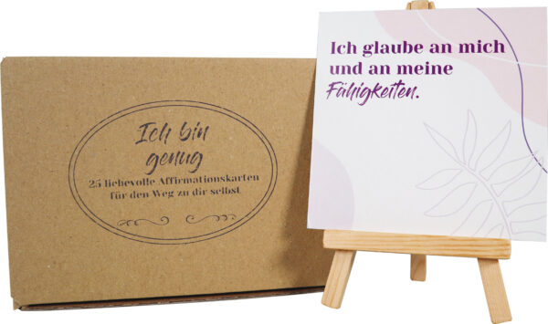 Ich bin genug – 25 Affirmationskarten
