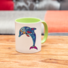 Tasse Krafttier Delfin „Lebensfreude teilen“ (330, 400, 450 ml / mit od. ohne Spruch) – Bild 4