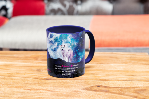 Tasse "Weißer Wolf" (330ml) – Bild 4