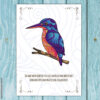 Postkarte Krafttier Eisvogel "Sinn & Verstand" – Bild 2
