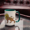 Tasse Krafttier Löwe „Kraft aus der Mitte“ (330, 400, 450 ml / mit od. ohne Spruch) – Bild 10