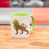 Tasse Krafttier Löwe „Kraft aus der Mitte“ (330, 400, 450 ml / mit od. ohne Spruch) – Bild 4