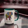 Tasse Krafttier Elefant „Entscheidung aus dem Herzen“ (330, 400, 450 ml / mit od. ohne Spruch) – Bild 9