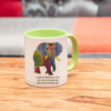 Tasse Krafttier Elefant „Entscheidung aus dem Herzen“ (330, 400, 450 ml / mit od. ohne Spruch) – Bild 3