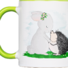 Tasse Igel „Liebe“ (330, 450 ml / mit od. ohne Spruch) – Bild 3