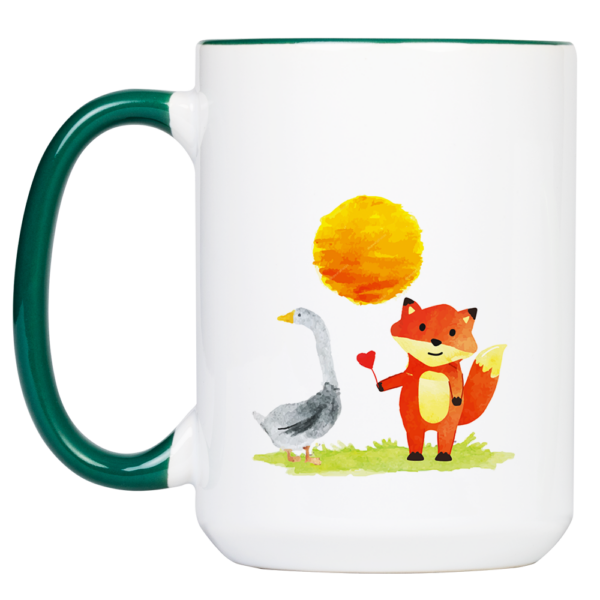 Tasse Fuchs „Liebe“ (330, 400, 450 ml / mit od. ohne Spruch) – Bild 11